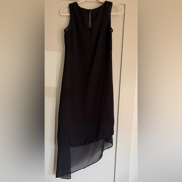 White House Black Market Black High Low Dress - Picture 5 of 7